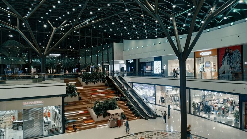 Retail shopping centre concourse in Manukau, South Auckland