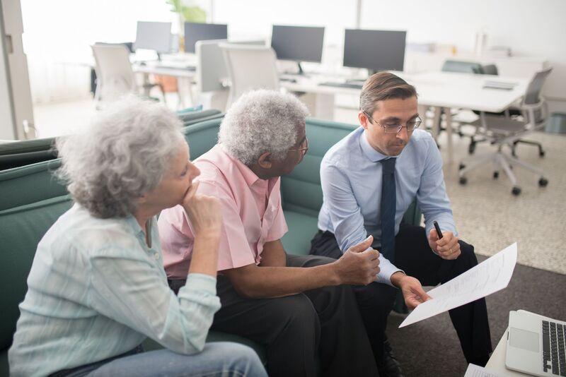 Accountant working at an Auckland accounting firm office