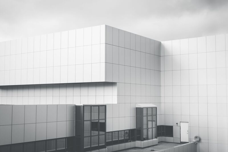 Modern architecture facade of a contemporary Auckland building