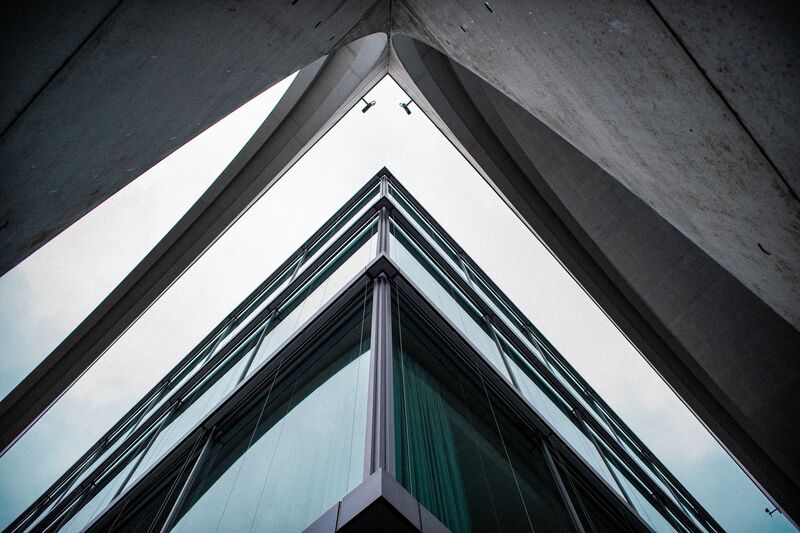 Modern architectural design and glass structure in Auckland