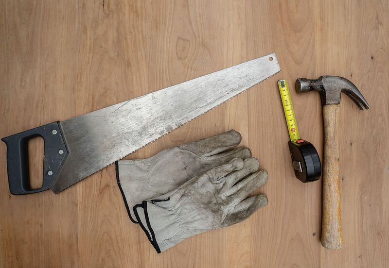 Handyman tools laid out ready for repair and maintenance jobs across Auckland