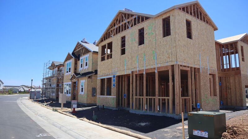 New home under construction in Auckland with timber framing
