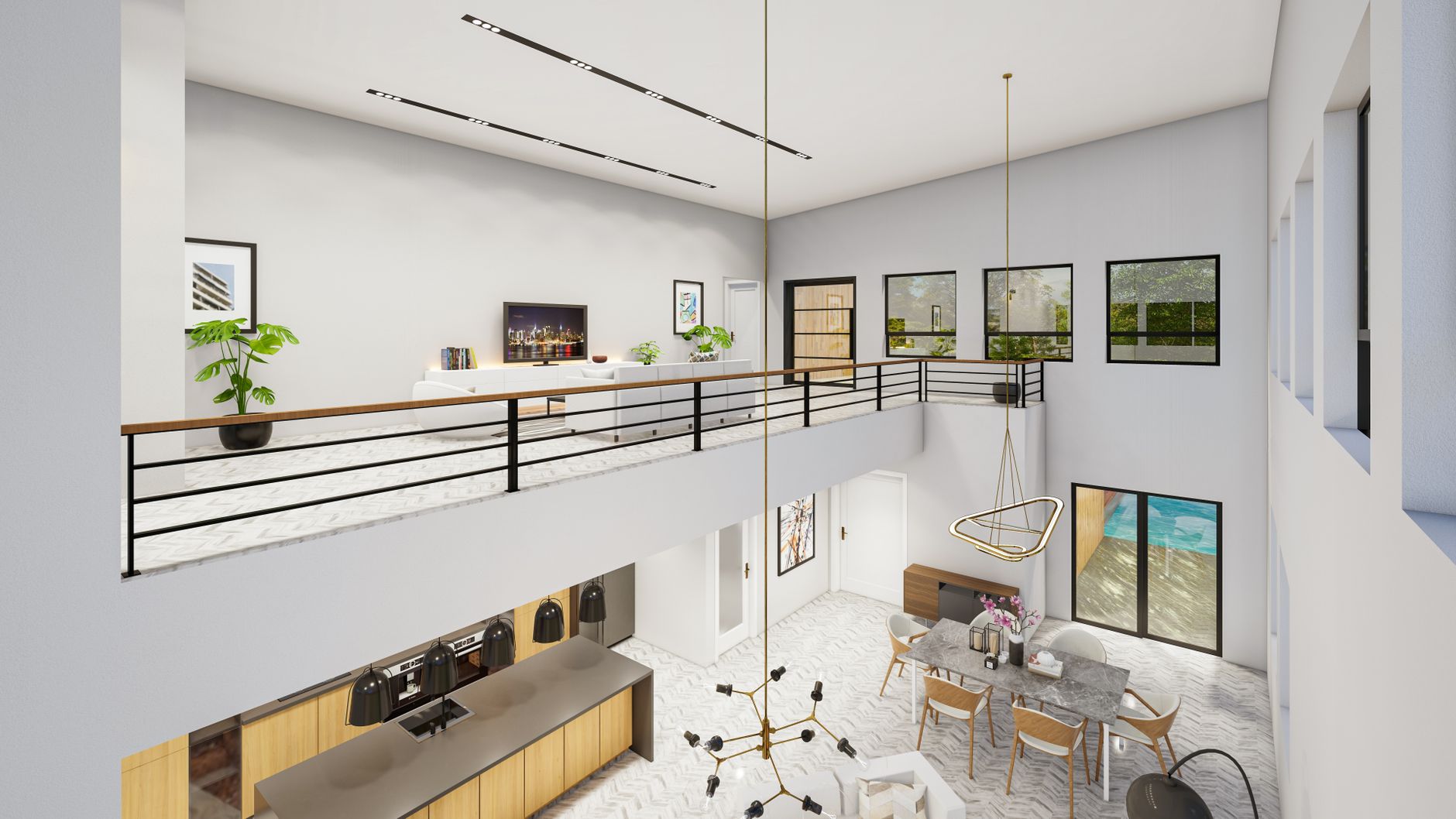 High-end Auckland interior design — renovated inner-suburb living room