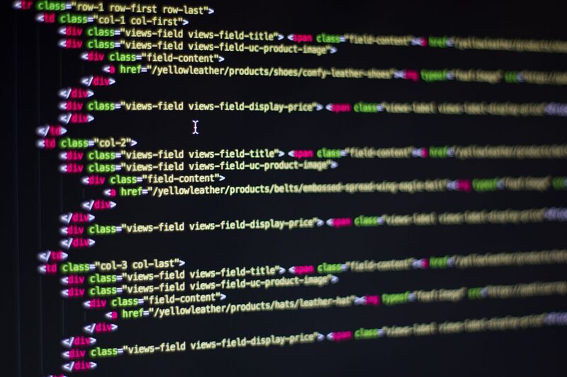 Mobile app development coding screen for an Auckland software company